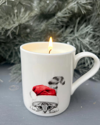 Chester Cat Soy Wax Candle China Mug