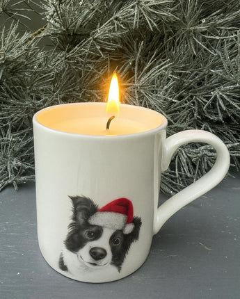 Cookie Collie Soy Wax Candle China Mug