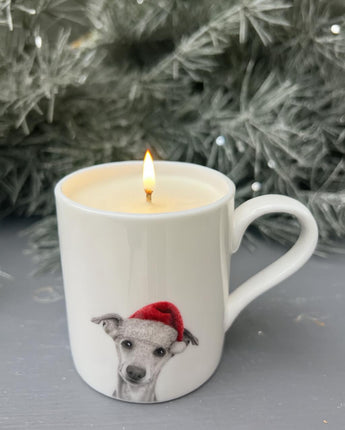 Winnie Whippet Soy Wax Candle China Mug