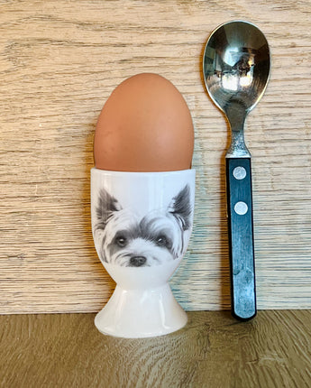 Mabel the Yorkshire Terrier Fine Bone China Egg Cup