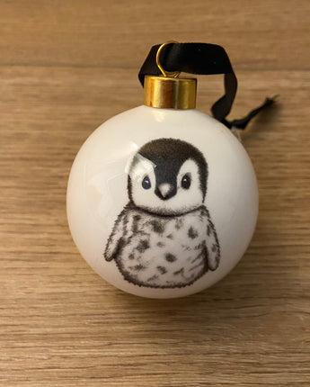 Pip Penguin Fine Bone China Bauble