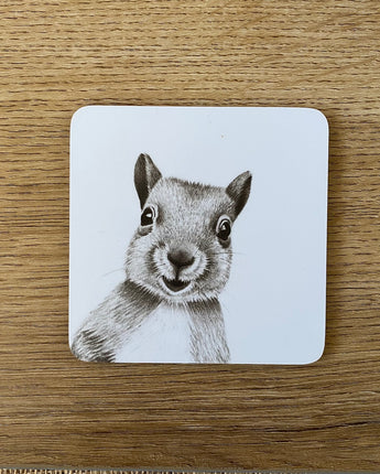 Cheeky Squirrel Coaster