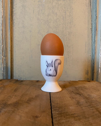 PEEKABOO SQUIRREL FINE BONE CHINA EGG CUP