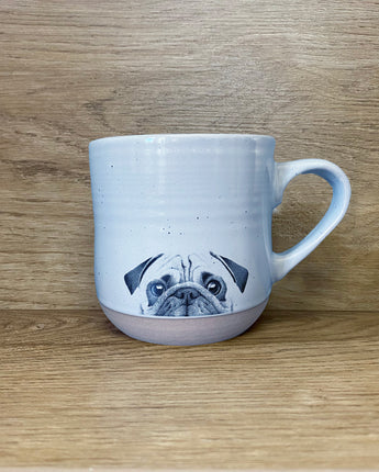 Charlie Pug Stoneware Mug