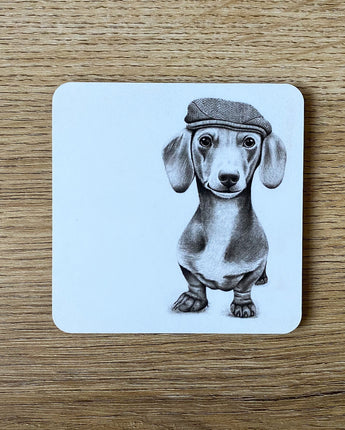 Sidney Sausage Dog Coaster