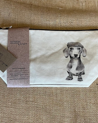 Sidney Sausage Dog Wash Bag