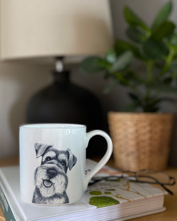 Scout Schnauzer Fine Bone China Mug