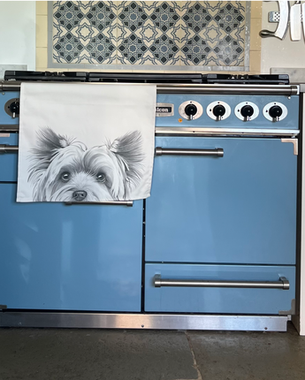 Mabel Yorkshire Terrier Tea Towel