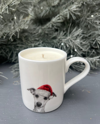 Winnie Whippet Soy Wax Candle China Mug