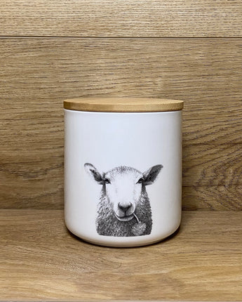 Baaley Sheep Fine Bone China Storage Jar