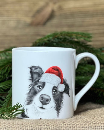 Christmas Cookie Collie Fine Bone China Mug