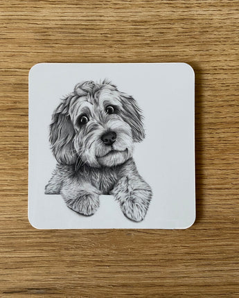 Cooper Cockapoo Coaster