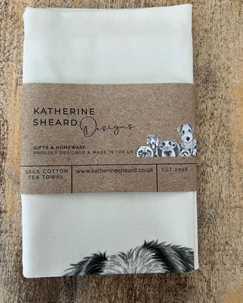 Dog friends Tea Towel
