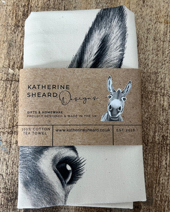 Doris Donkey Tea Towel