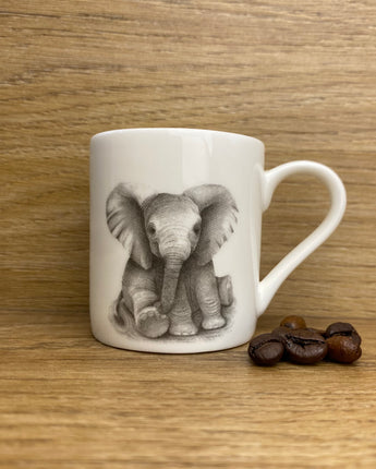 Elsie Elephant Fine Bone China Espresso Cup