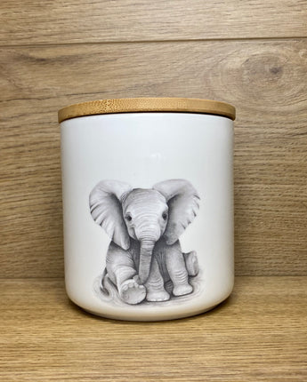 Elsie Elephant Fine Bone China Storage Jar