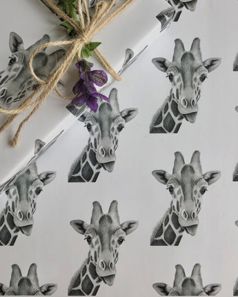 Jeff Giraffe Luxury Gift Wrap Paper