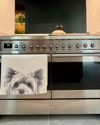 Mabel Yorkshire Terrier Tea Towel
