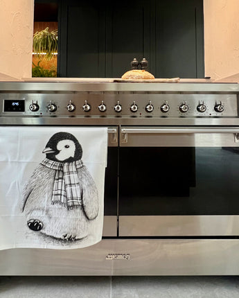 Peggy Penguin Tea Towel