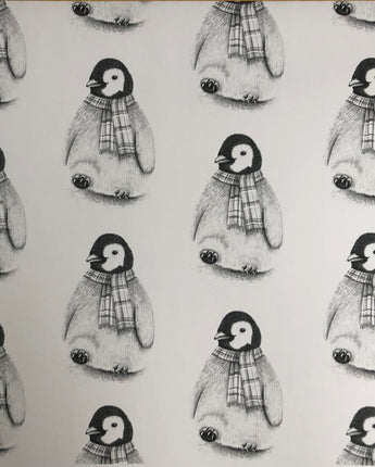 Peggy Penguin Luxury Gift Wrap Paper