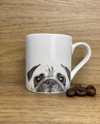 Charlie Pug Fine Bone China Espresso Cup