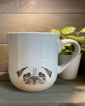 Charlie Pug Stoneware Mug