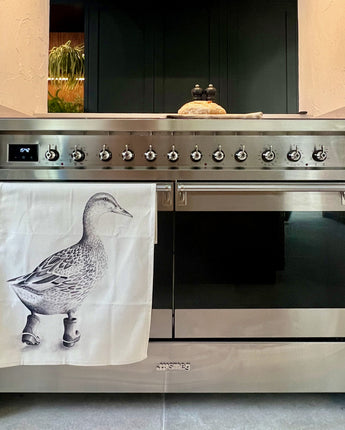 Runaway Duck Tea Towel