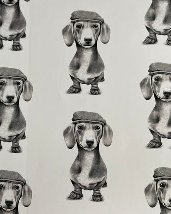 Sidney Sausage Dog Luxury Gift Wrap Paper