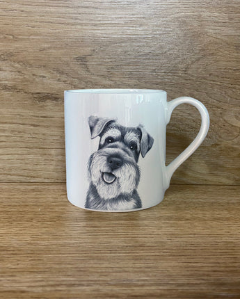 Scout Schnauzer Fine Bone China Mug