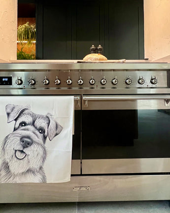 Scout Schnauzer Tea Towel