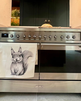 Skittle Squirrel Tea Towel