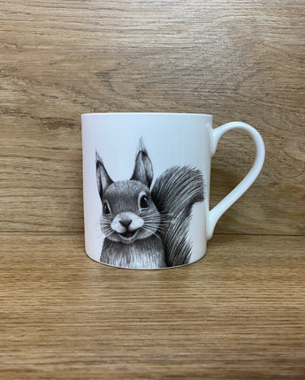 Skittle Squirrel Fine Bone China Mug