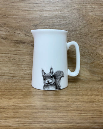 Skittle Squirrel 1/2 Pt Fine Bone China Jug