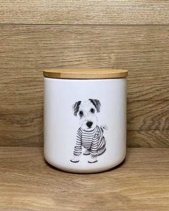 Terry Terrier Fine Bone China Storage Jar